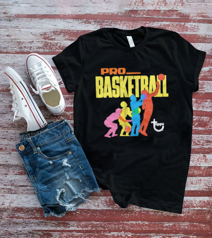 1972 Topps Pro Basketball Retro Silhouettes T-Shirt