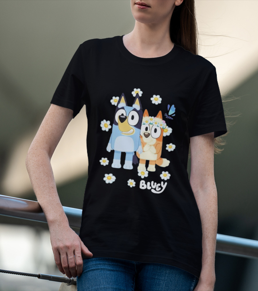 Bluey Flowers And Friends Playful Blossom Adventure T-Shirt
