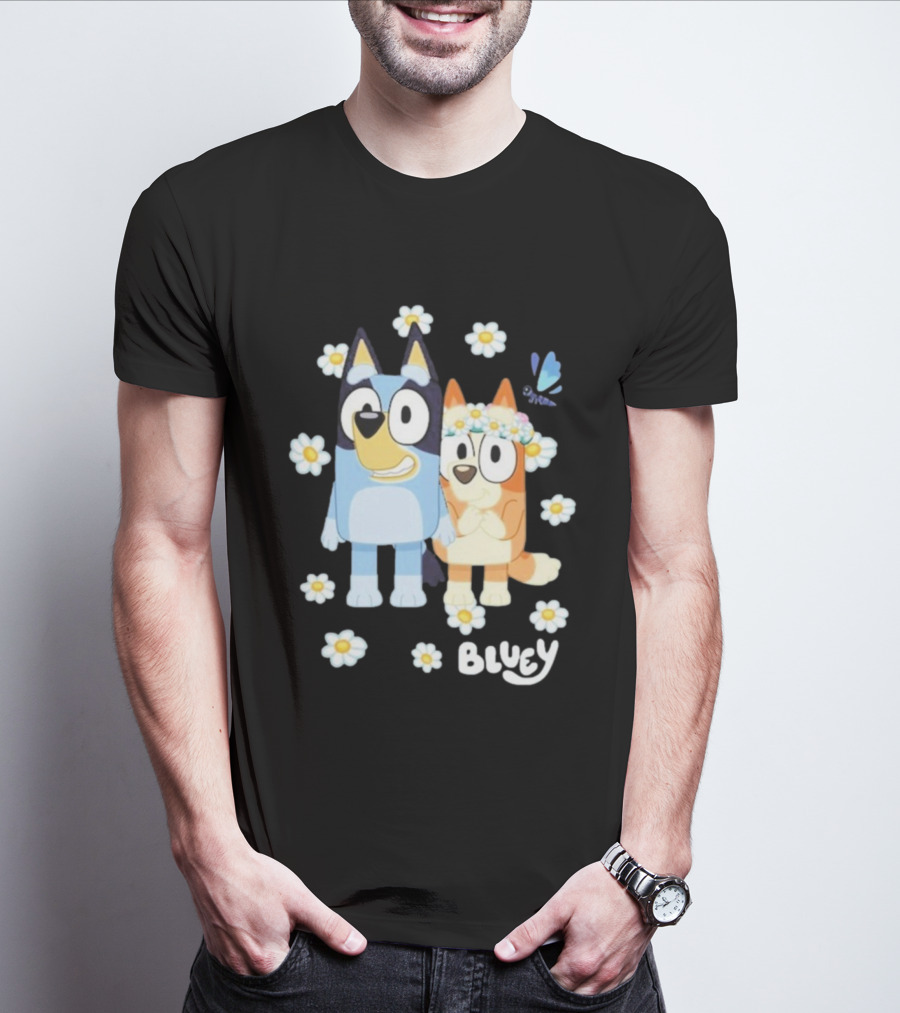 Bluey Flowers And Friends Playful Blossom Adventure T-Shirt