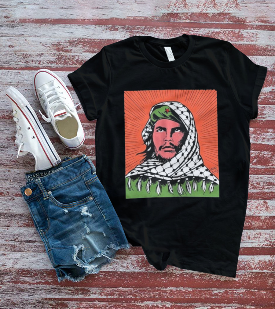 Che Guevara Keffiyeh Artistic Illustration By Latuff 2002 T-Shirt