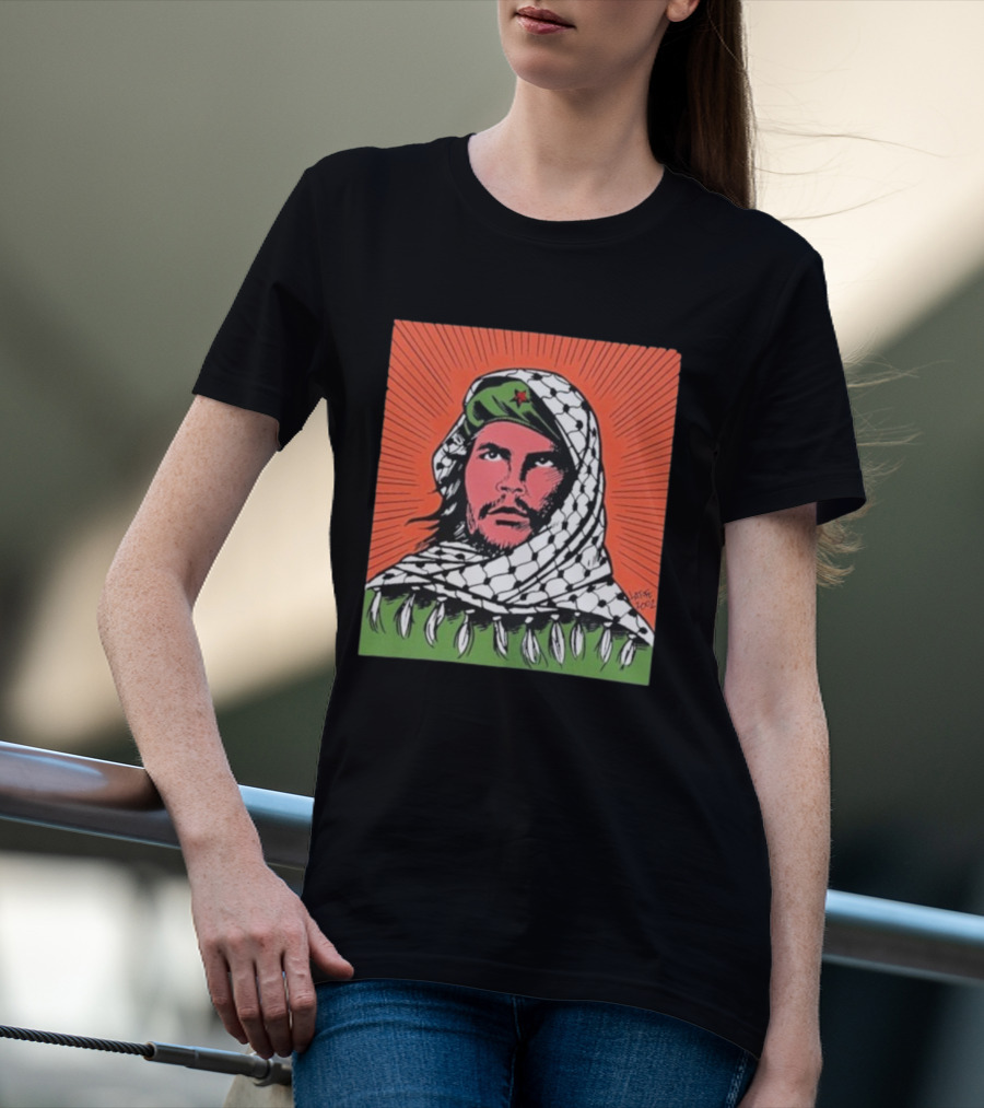 Che Guevara Keffiyeh Artistic Illustration By Latuff 2002 T-Shirt