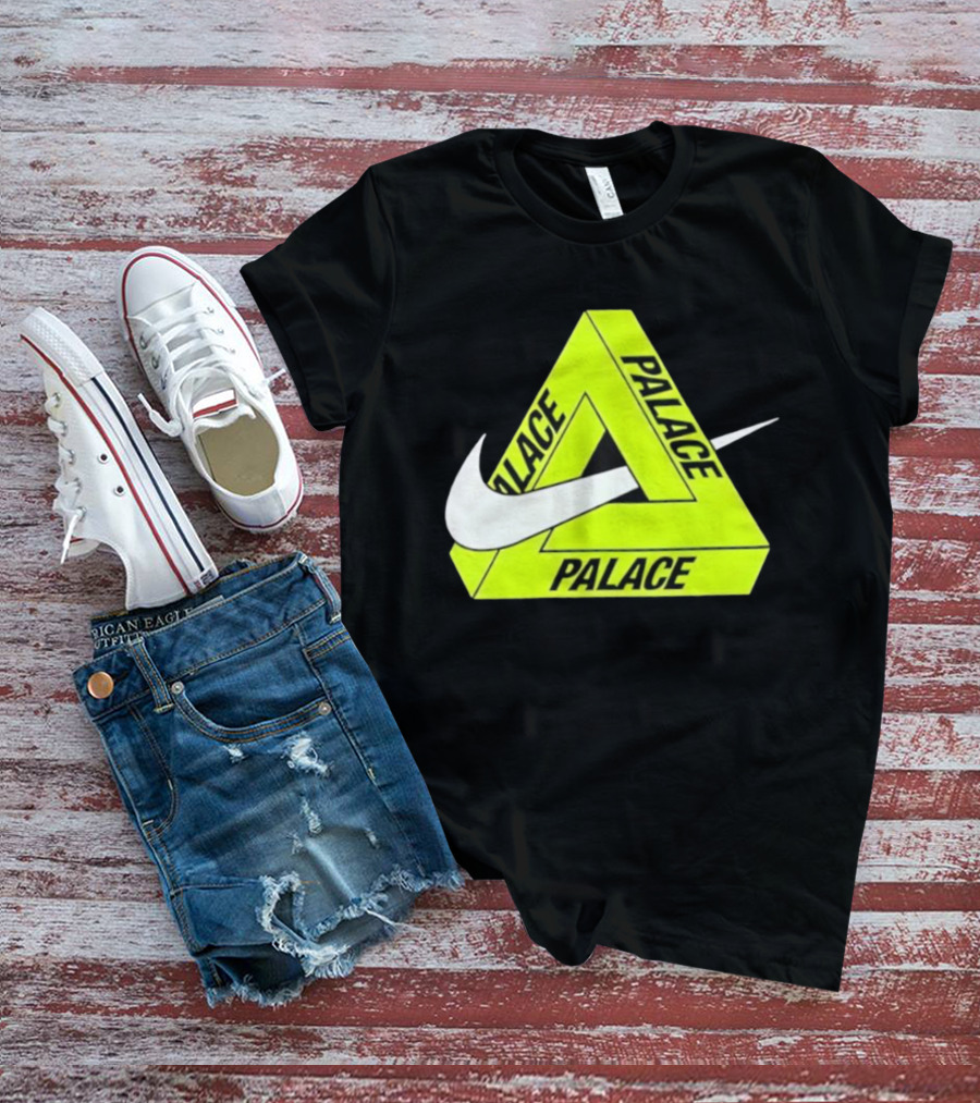 Palace Tri-Ferg Swoosh Yellow Collaboration T-Shirt