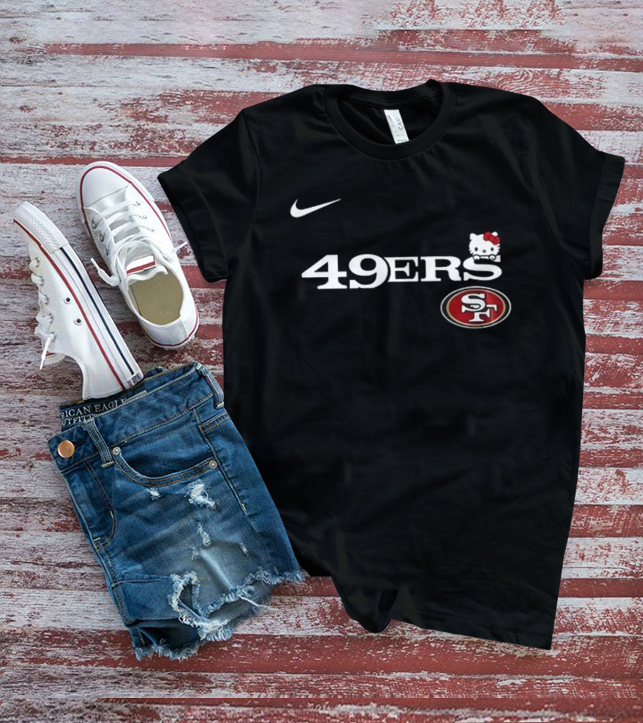 Nike San Francisco 49ers Hello Kitty SF Collaboration 2025 T-Shirt