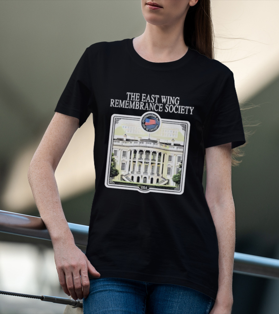 The East Wing Remembrance Society USA Commemorative Day Oval Office T-Shirt