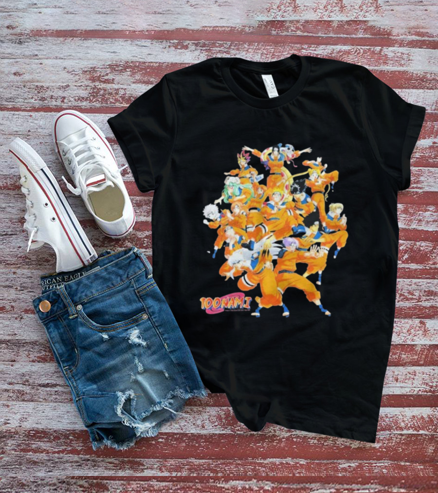 Toonami Cruel.void Shadow Clone Jutsu Anime Character Mashup T-Shirt
