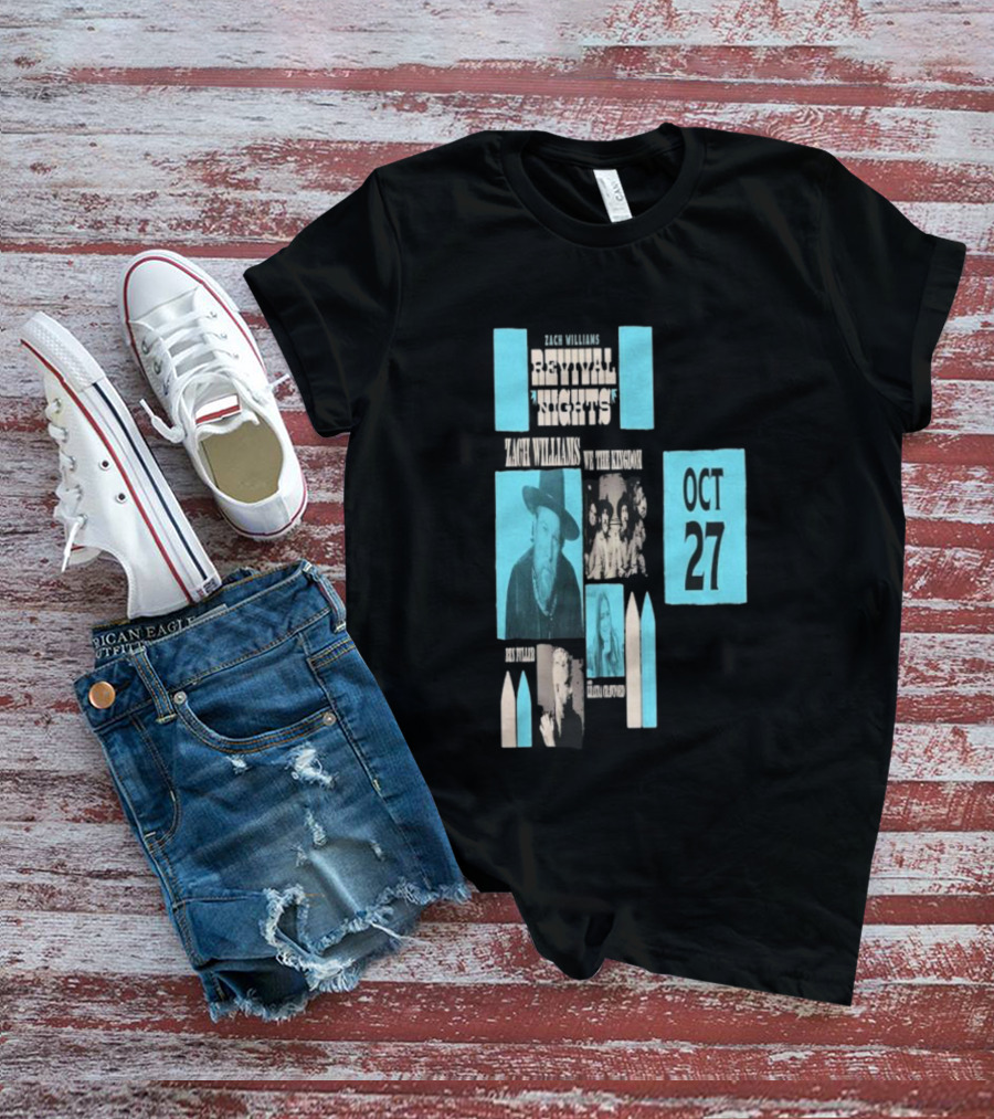 Zach Williams We The Kingdom Revival Nights Red Rocks Oct 27 2025 T-Shirt