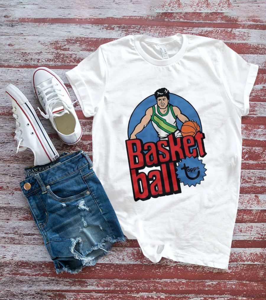 Topps Basketball 1978 Vintage Picture Cards Retro Style T-Shirt