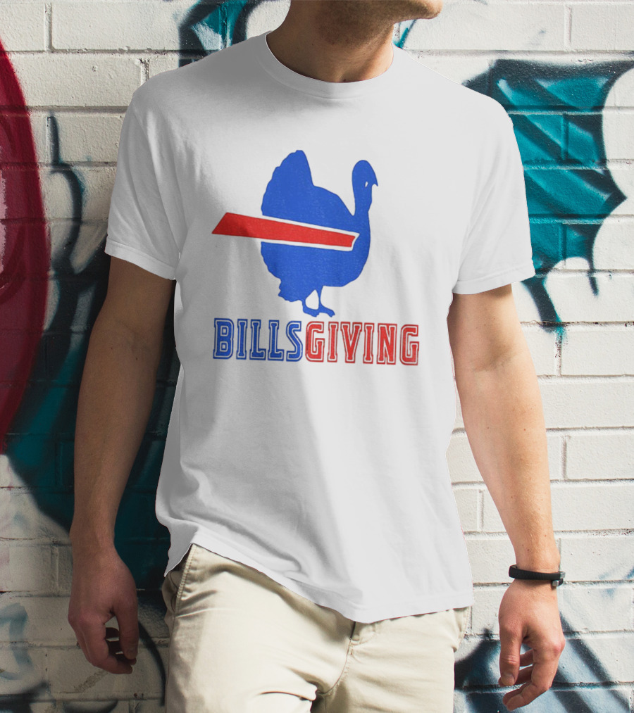 Billsgiving 2025 Turkey Buffalo Bills Thanksgiving NFL Football T-Shirt