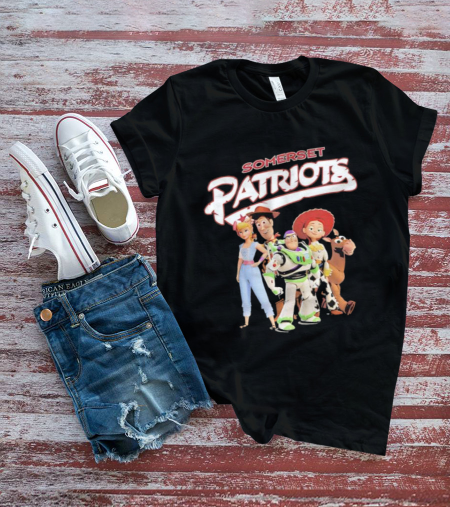 Somerset Patriots Toy Story Buzz Woody Jessie Bo Peep Bullseye T-Shirt