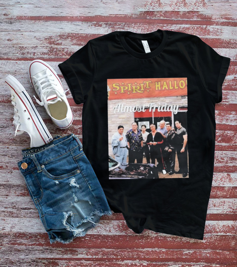 Almost Friday Sopranos Spirit Halloween Italian Eatery T-Shirt