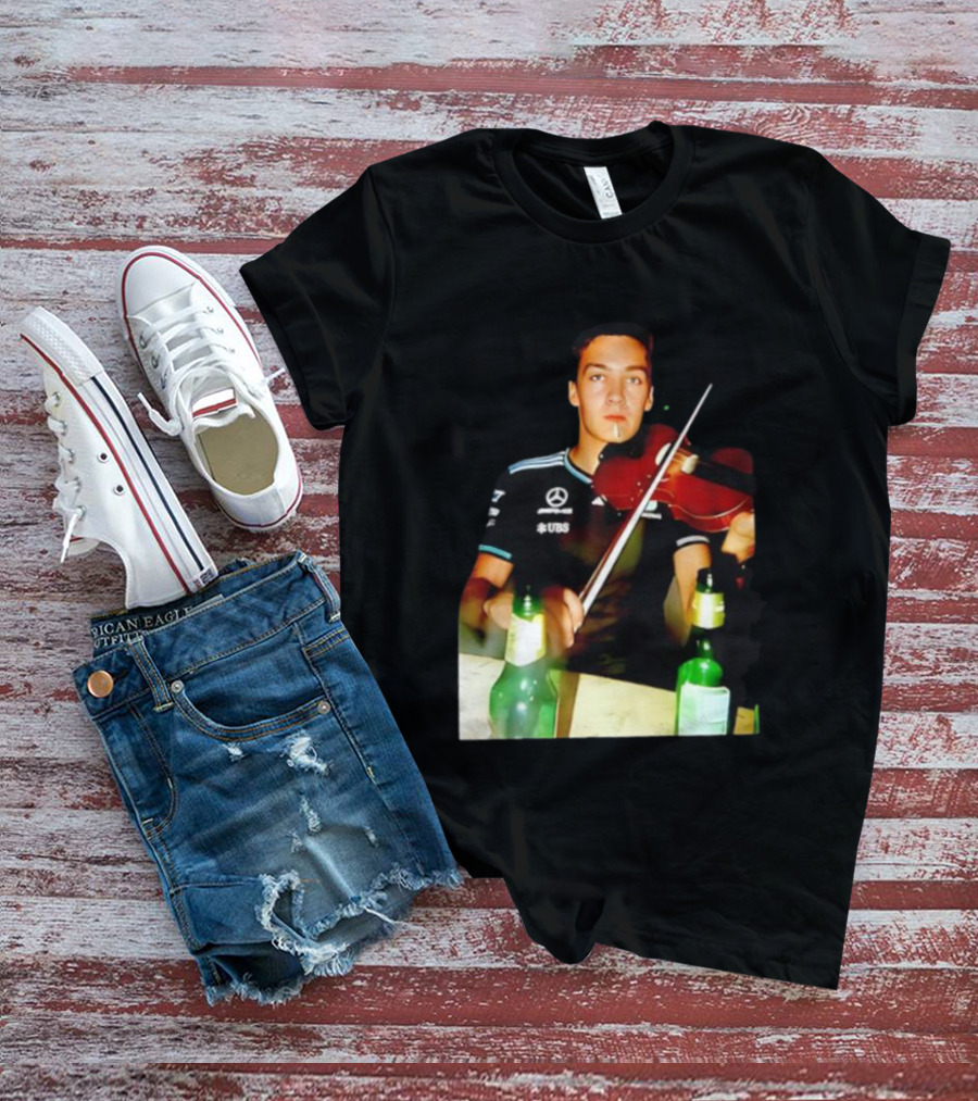 Mercedes George Russell Violin UBS Racing Team T-Shirt