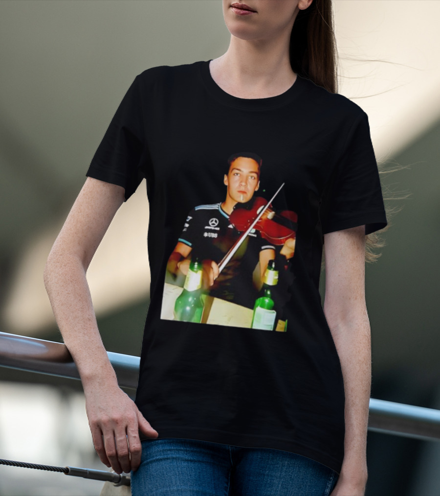 Mercedes George Russell Violin UBS Racing Team T-Shirt