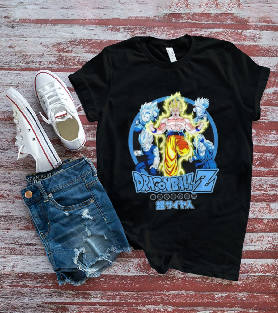 Dragon Ball Z Goku Super Saiyan Transformations T-Shirt