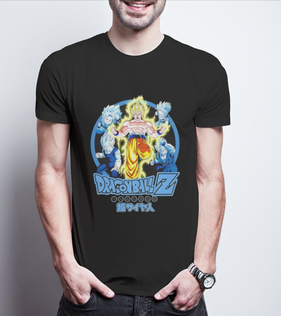 Dragon Ball Z Goku Super Saiyan Transformations T-Shirt