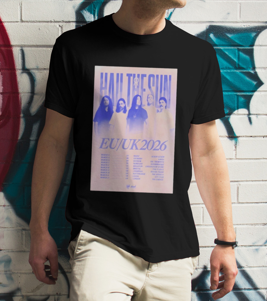 Hail The Sun EU UK 2026 Tour Dates March Concert Venues T-Shirt