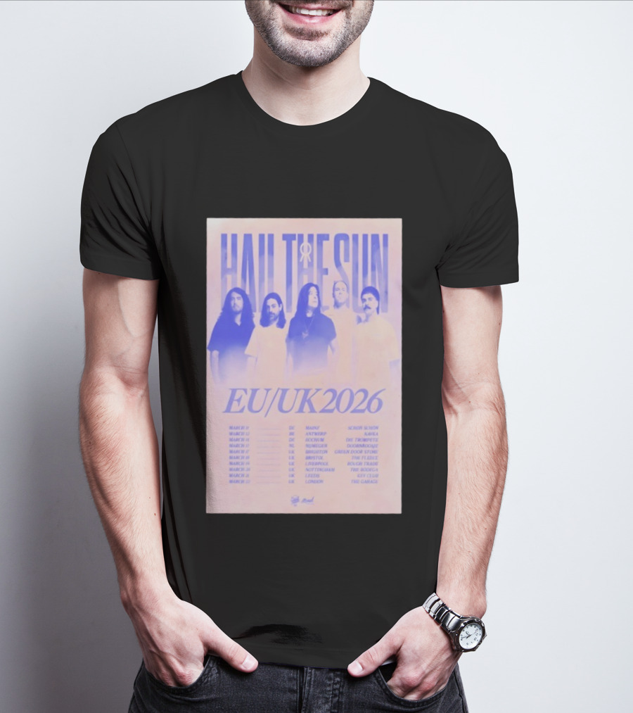 Hail The Sun EU UK 2026 Tour Dates March Concert Venues T-Shirt