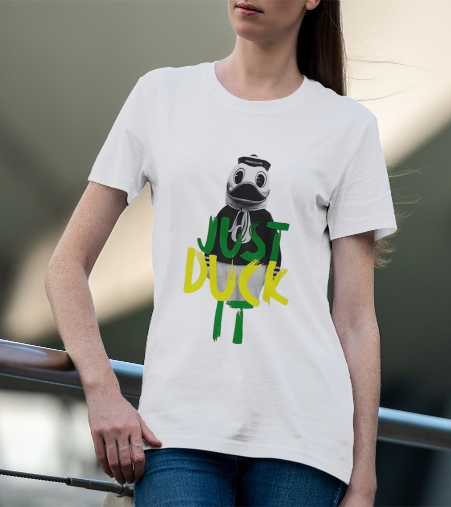 Oregon Ducks Just Duck It Women's Basketball T-Shirt