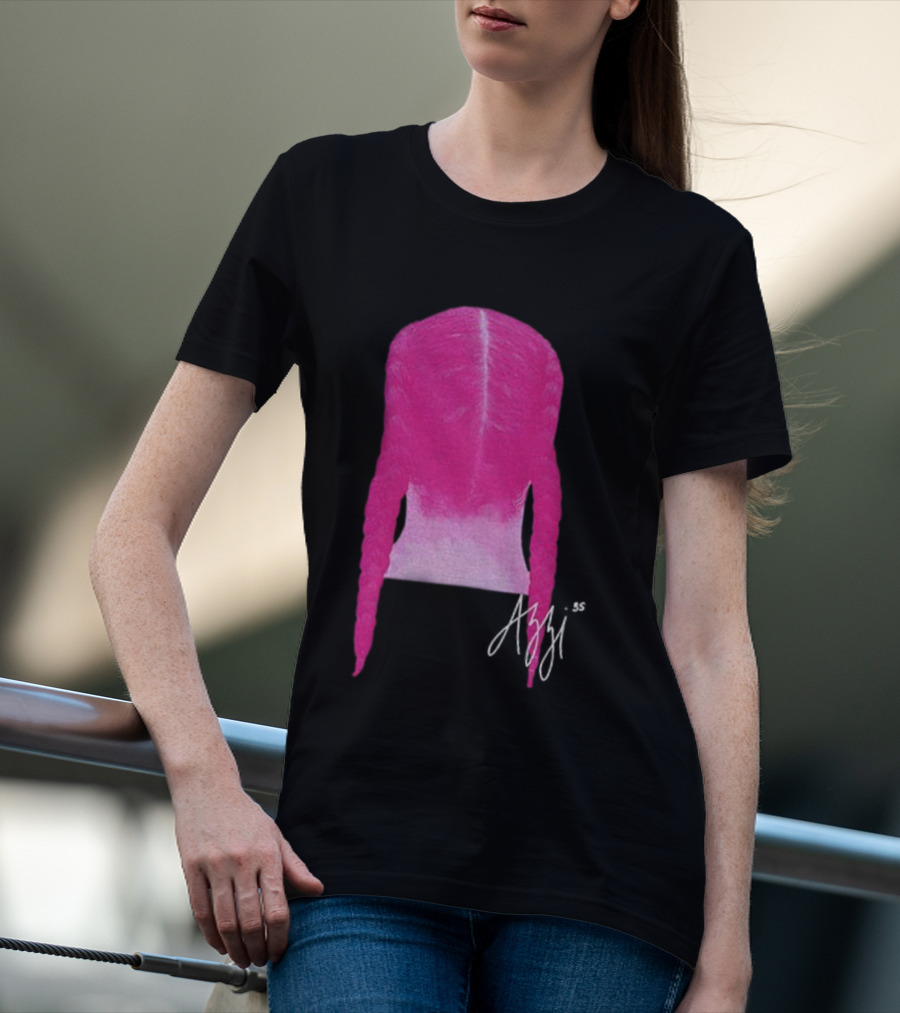 Azzi Fudd Iconic Pink Braid Signature T-Shirt
