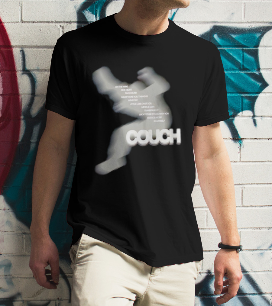 Couch Tracklist On The Wire One Night Slow Burn Middle Man Stuck In Noise T-Shirt