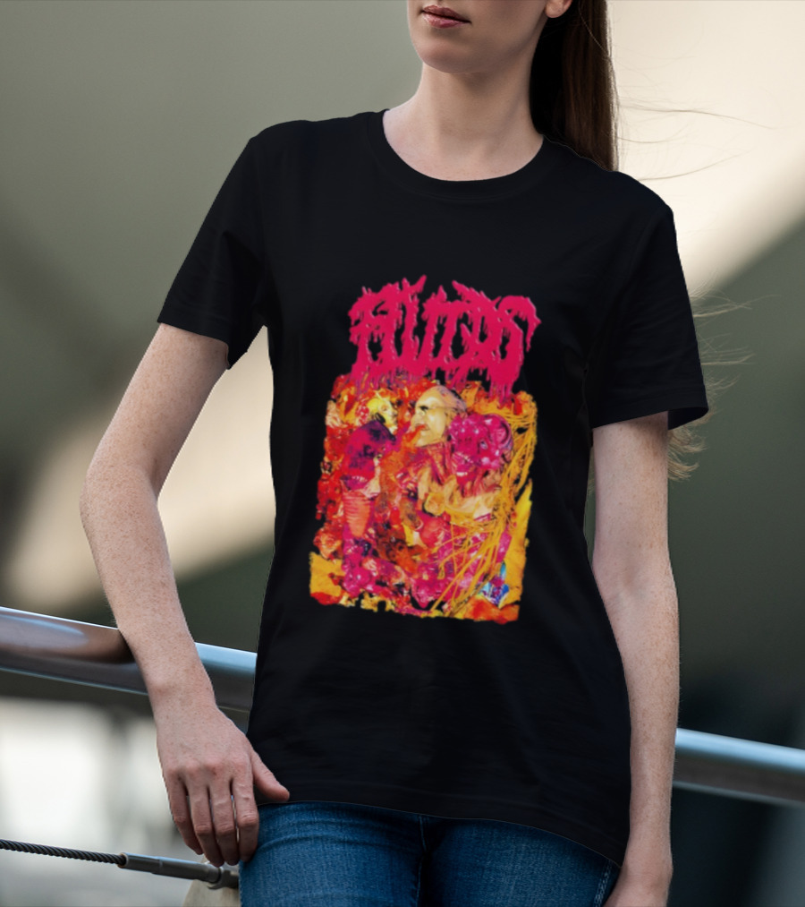 Fluids Ignorance Exalted Surreal Horror Illustration T-Shirt