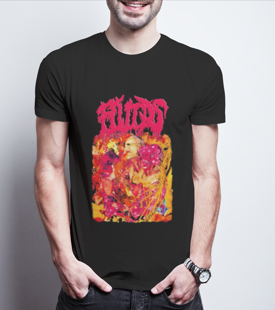 Fluids Ignorance Exalted Surreal Horror Illustration T-Shirt