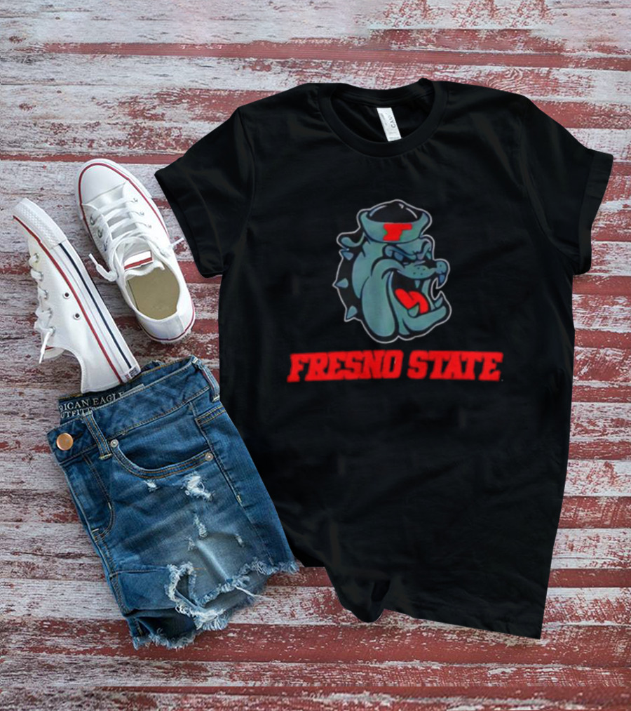 Fresno State Bulldogs California State University Mascot T-Shirt