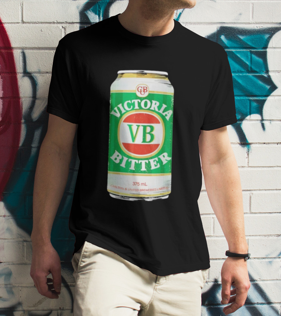 Victoria Bitter VB 375 ML Can GUB Carlton United Breweries T-Shirt