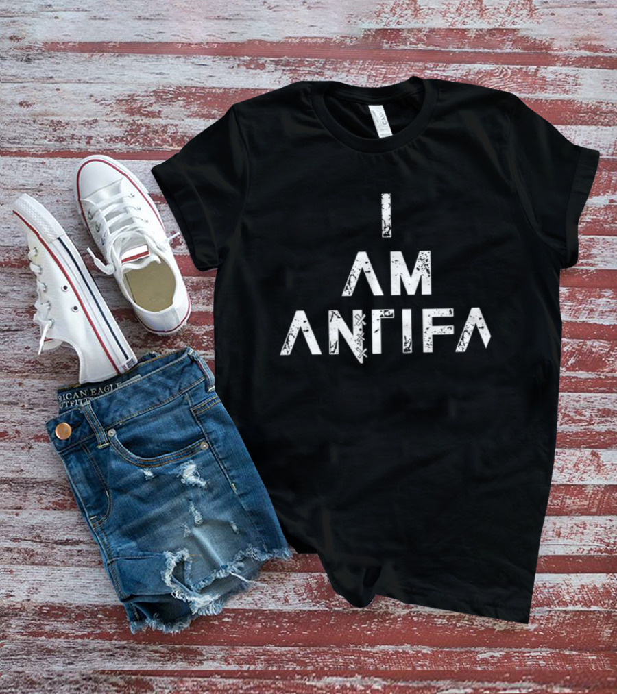 I Am Antifa Political Statement T-Shirt
