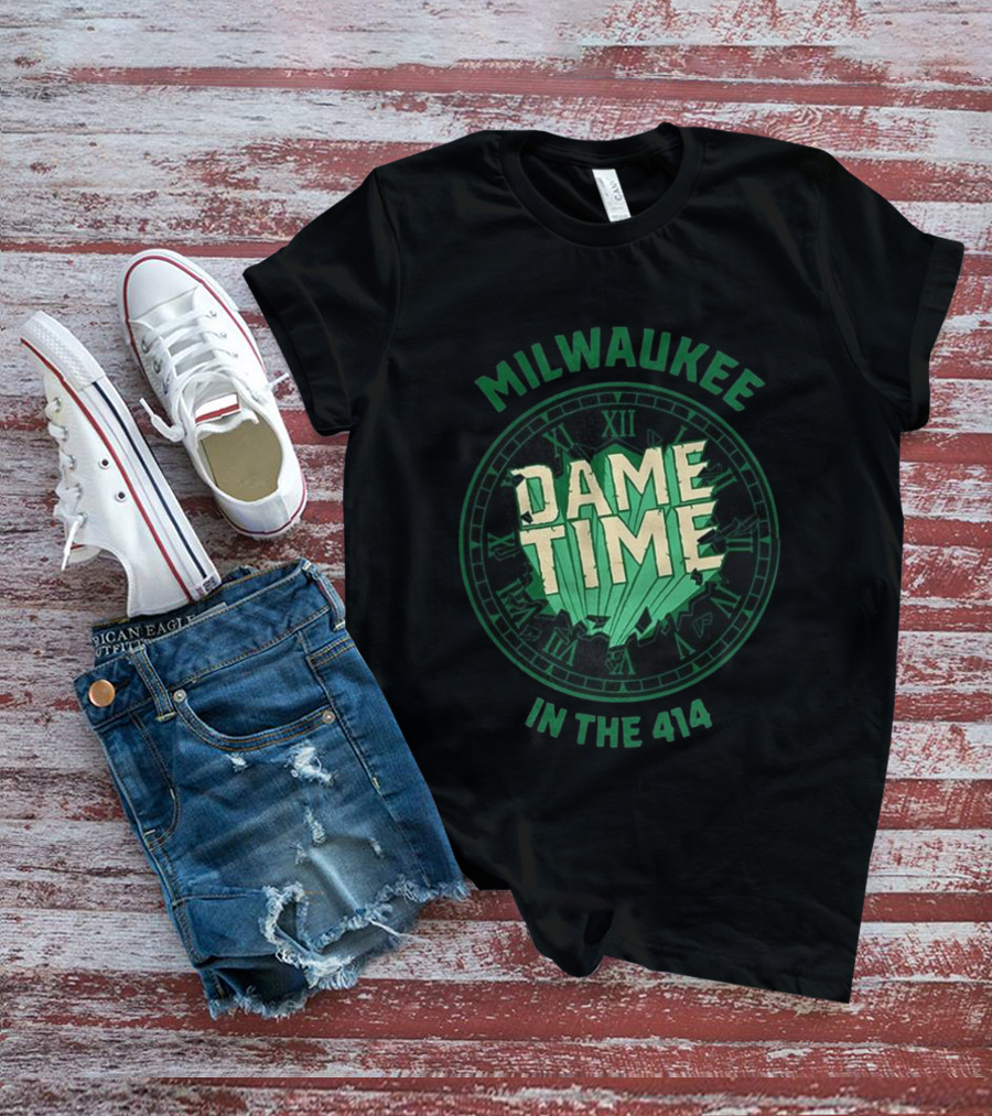 Milwaukee Dame Time In The 414 Basketball Dime Time T-Shirt