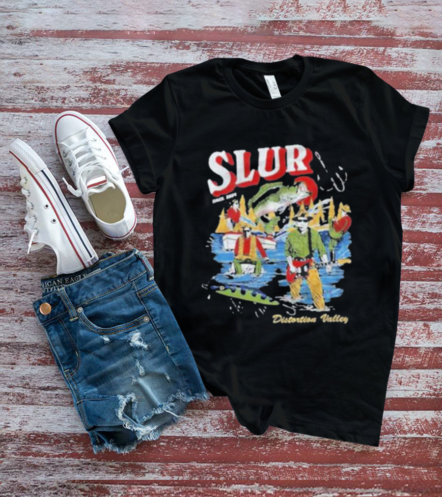 Slur Distortion Valley River Adventure Band Surprise T-Shirt