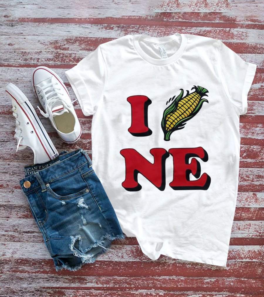 I Corn Ne University Of Nebraska Cornhuskers T-Shirt