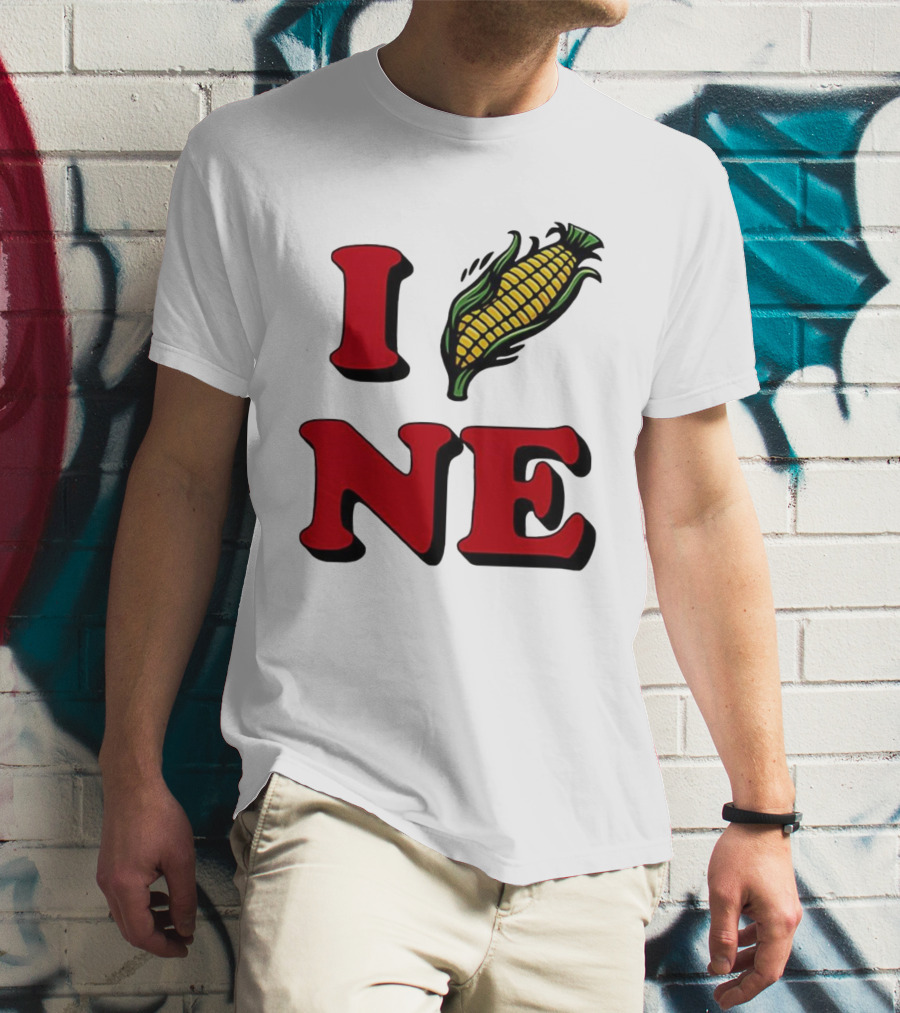 I Corn Ne University Of Nebraska Cornhuskers T-Shirt