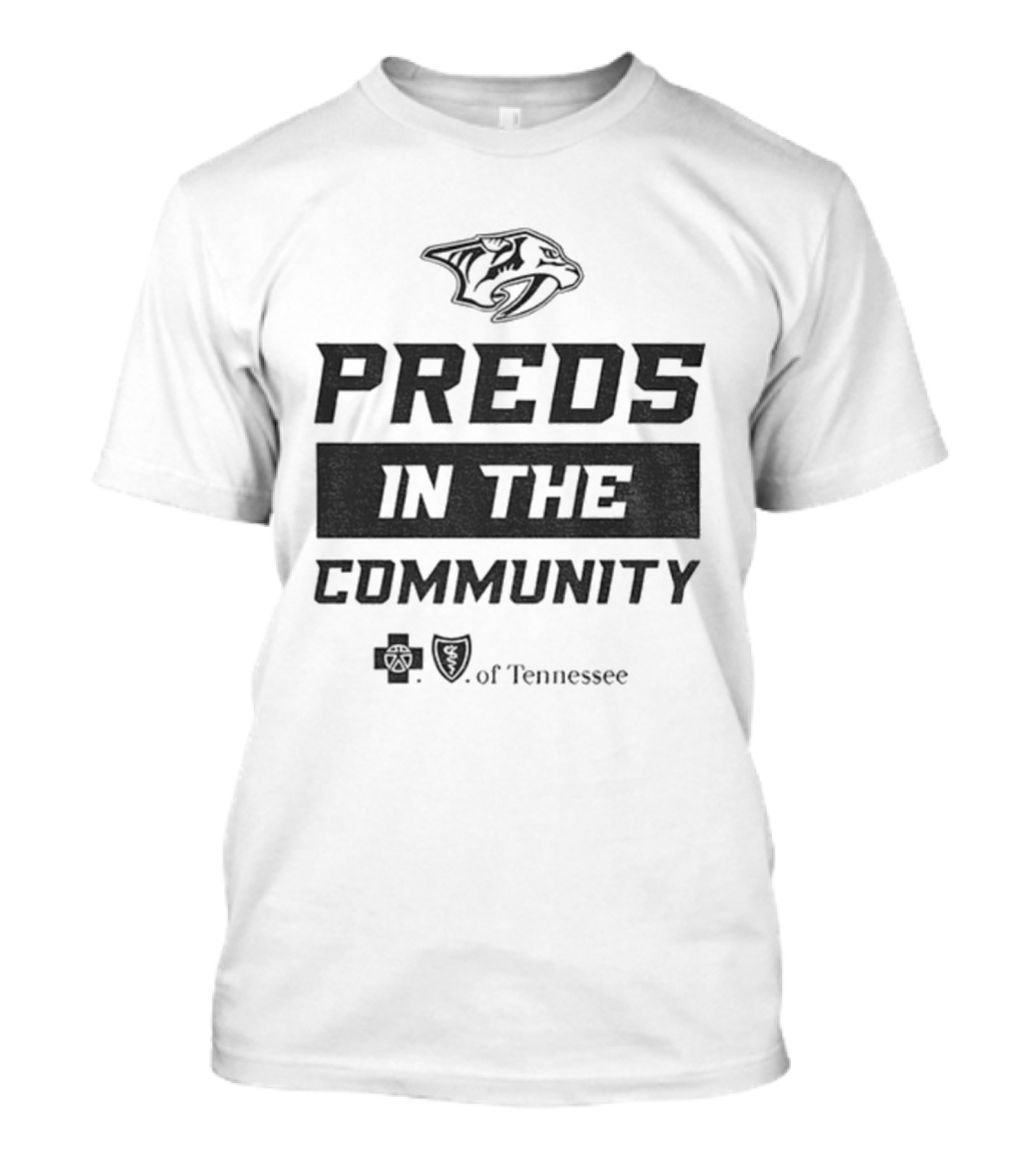 Preds In The Community Nashville Predators 2025 Tennessee T-Shirt