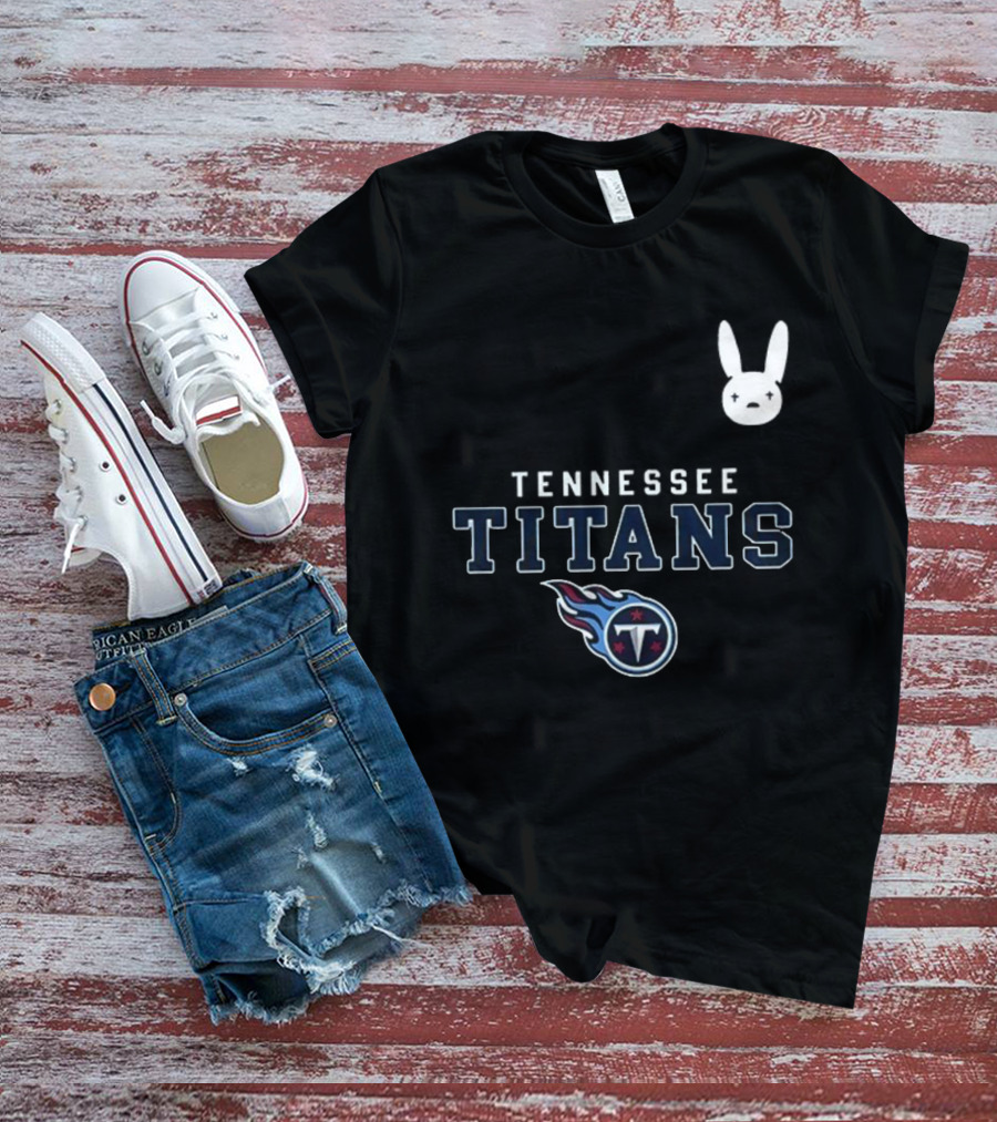 Tennessee Titans Bad Bunny DTMF Collaboration T-Shirt