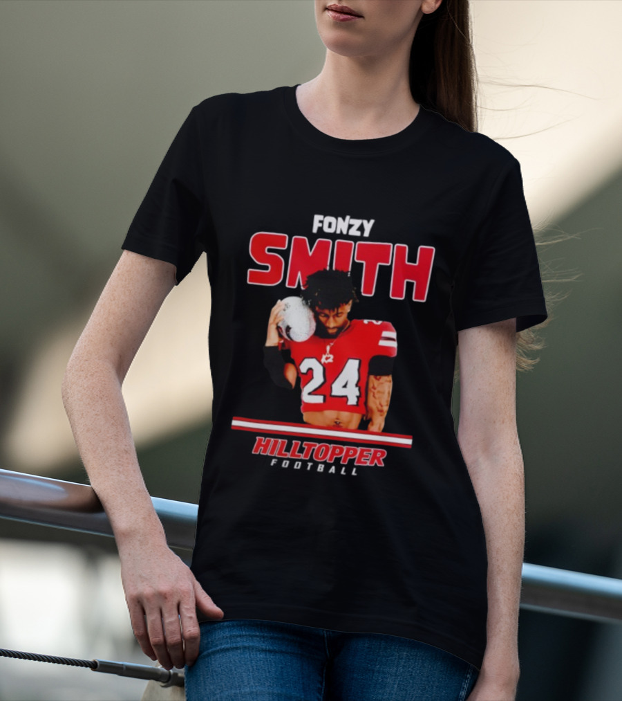 Fonzy Smith 24 Western Kentucky Hilltopper Football T-Shirt