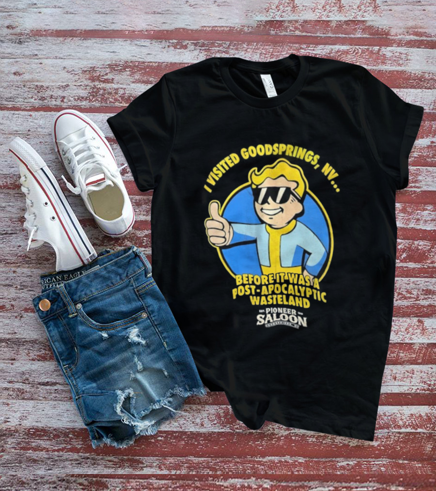 Vault Boy Thumbs Up Goodsprings NV Pre-Apocalypse Wasteland Explorer T-Shirt