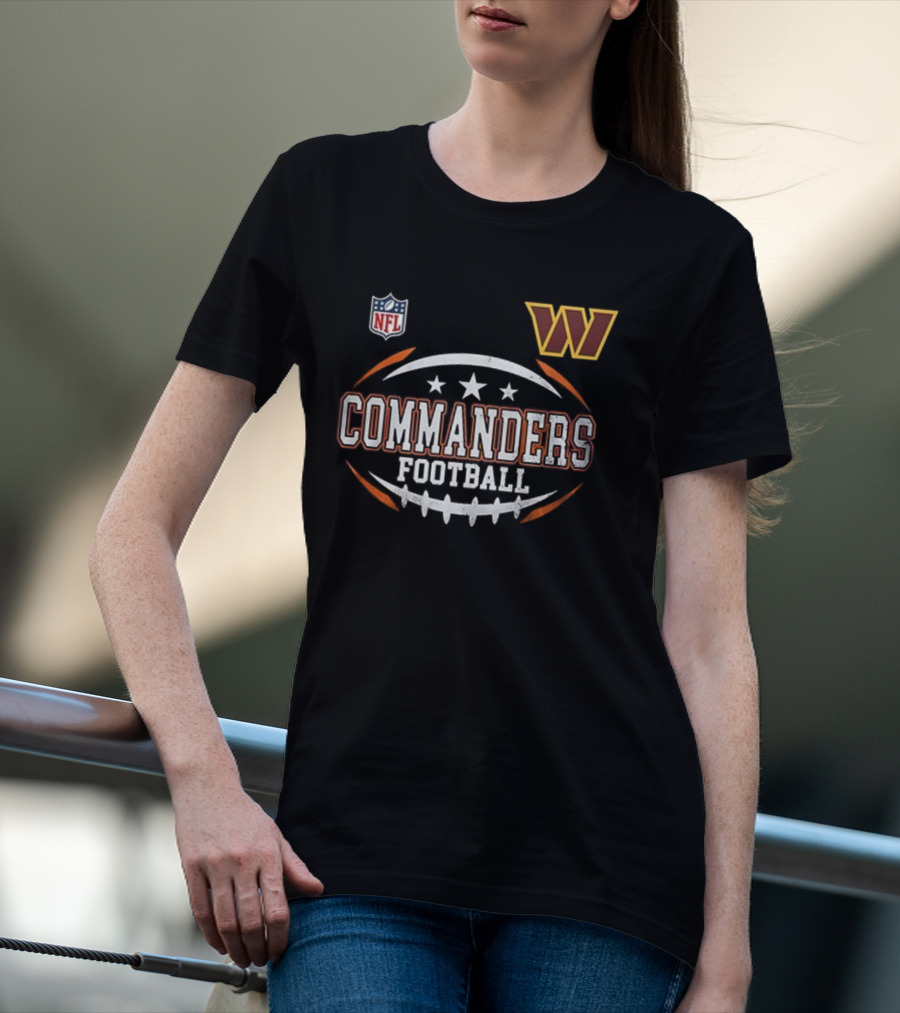 NFL Washington Commanders Football Harley Davidson Motorcycle T-Shirt
