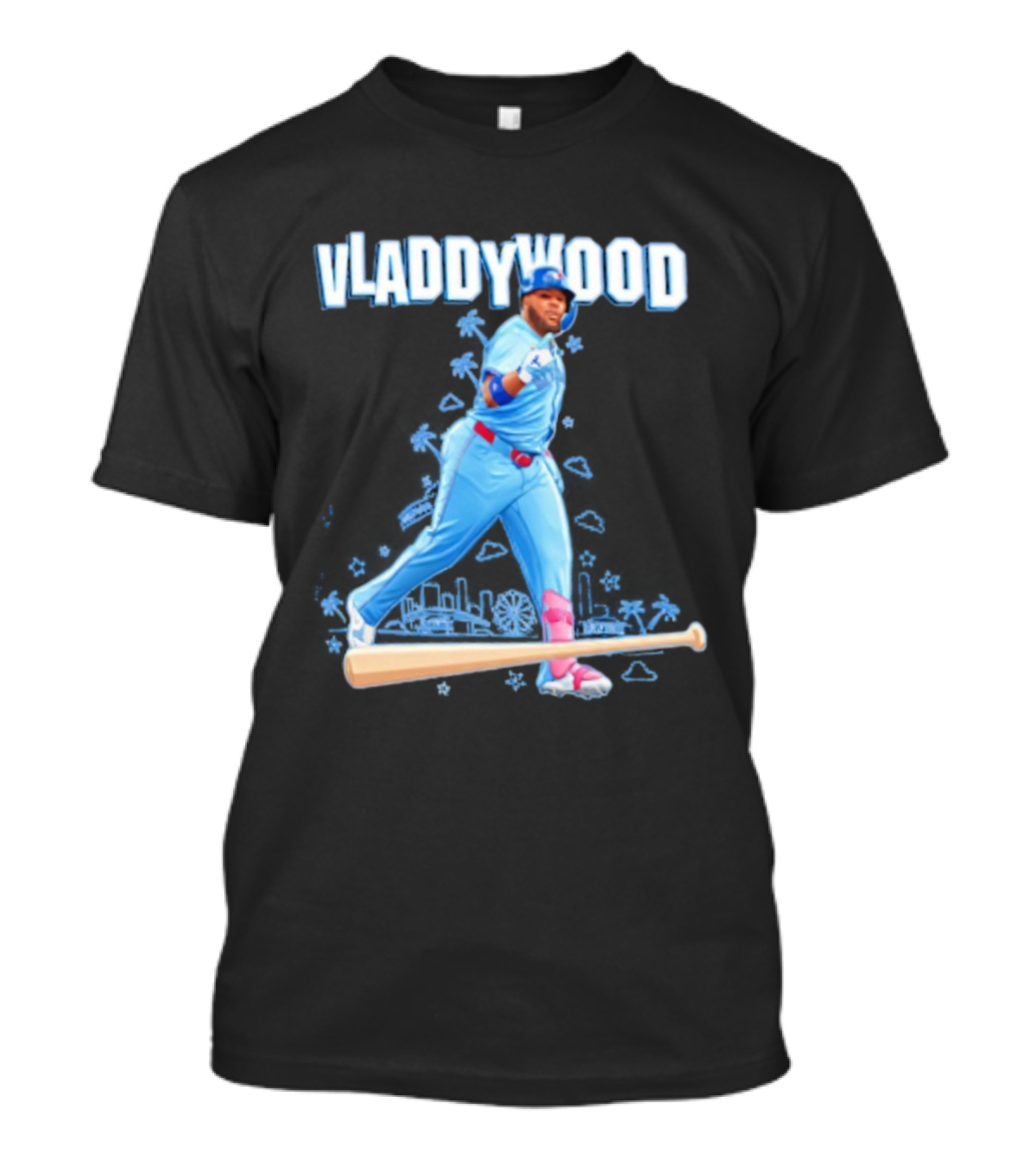 Vladdywood Vladimir Guerrero Jr. Toronto Blue Jays MLB Baseball Player Iconic Style T-Shirt