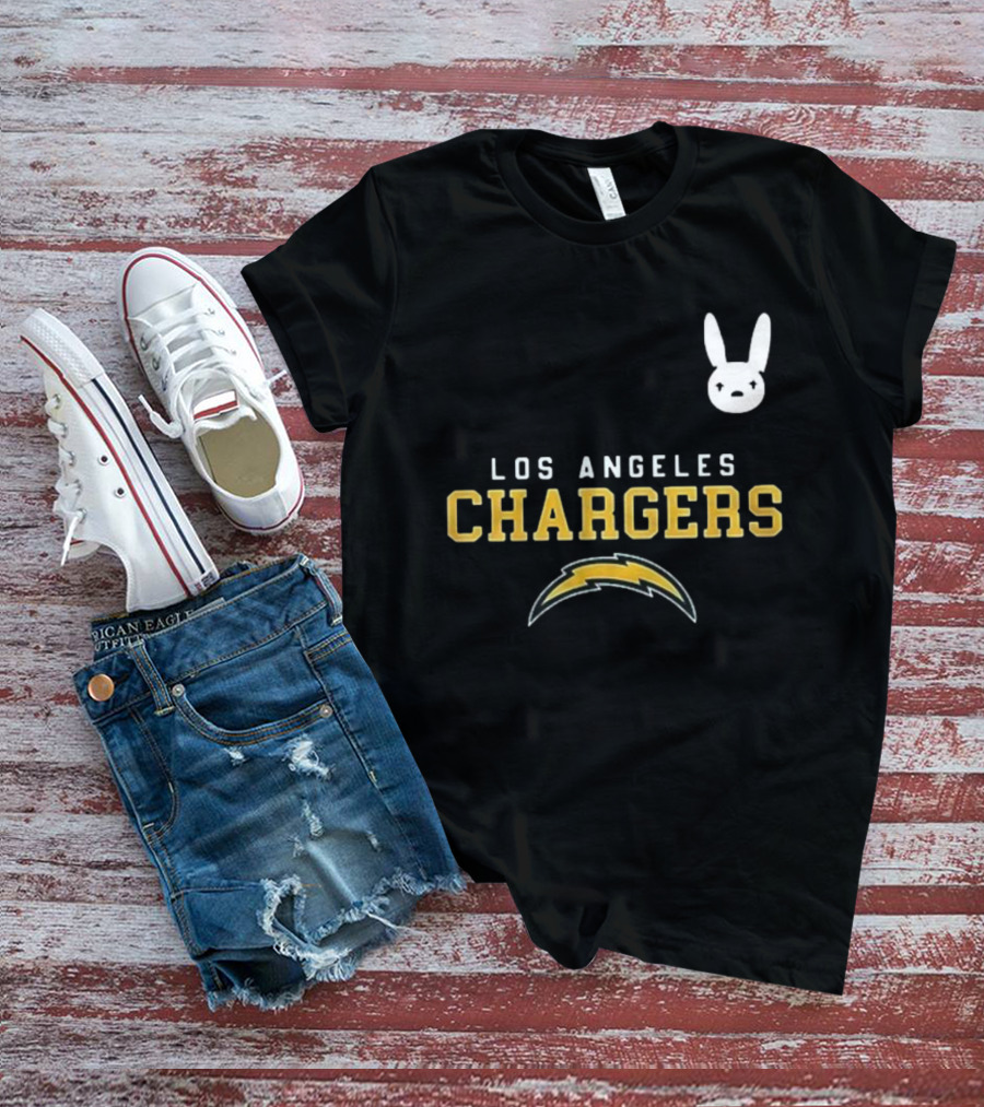Los Angeles Chargers DTMF Bad Bunny Collaboration T-Shirt