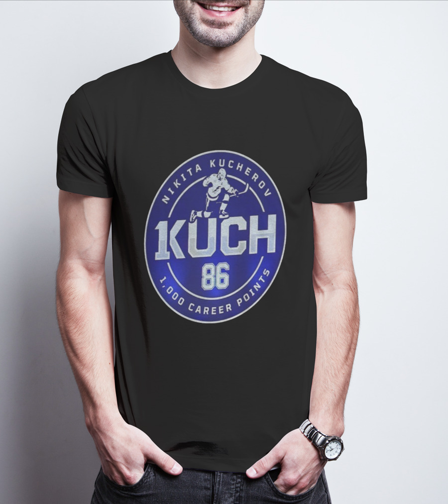 Nikita Kucherov KUCH 86 1000 Career Points T-Shirt