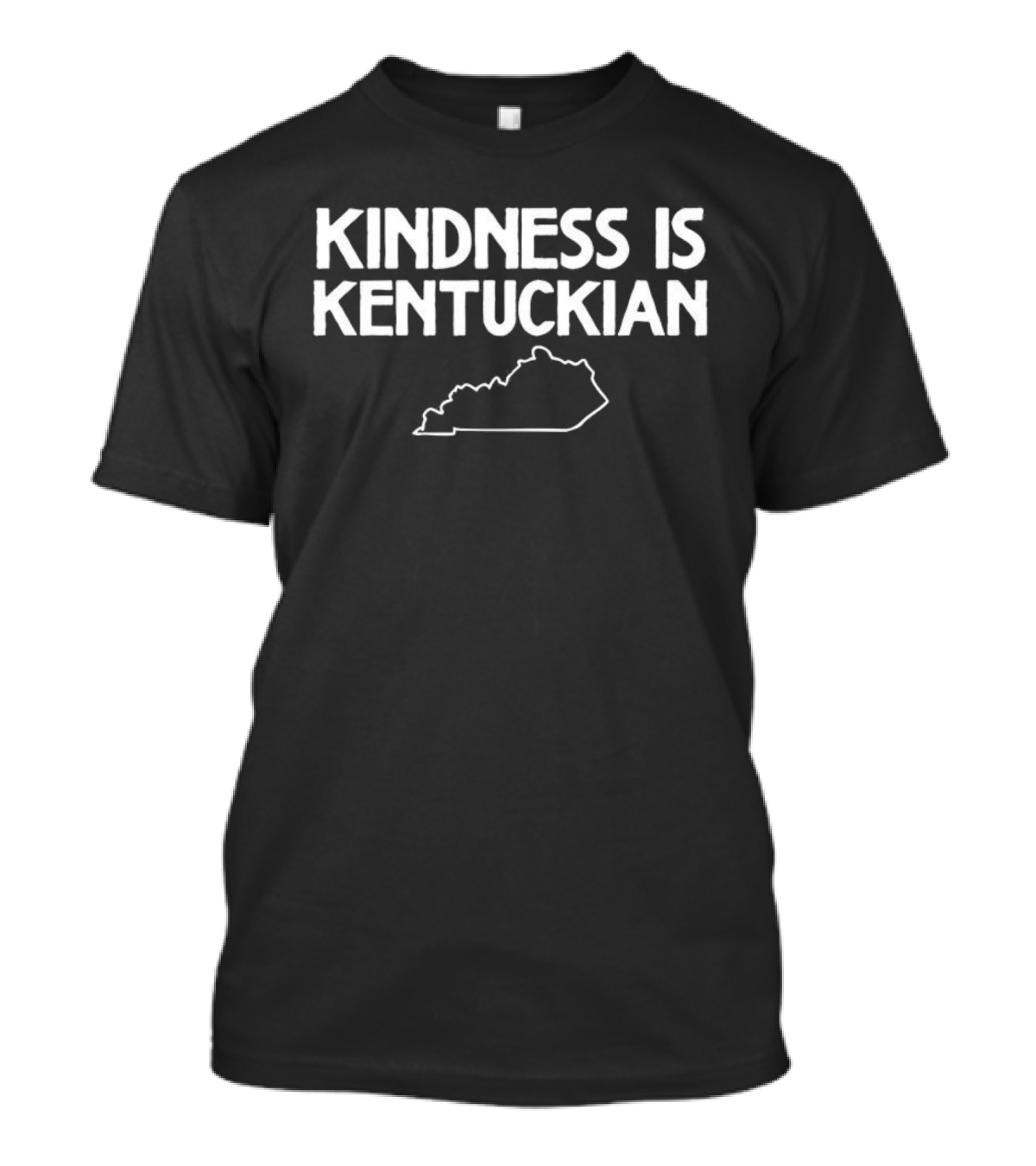 Kindness Is Kentuckian State Outline T-Shirt