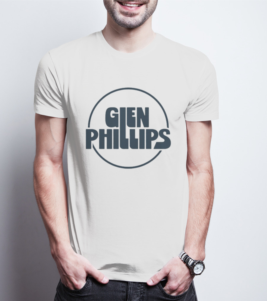Glen Phillips Retro Circle Design T-Shirt
