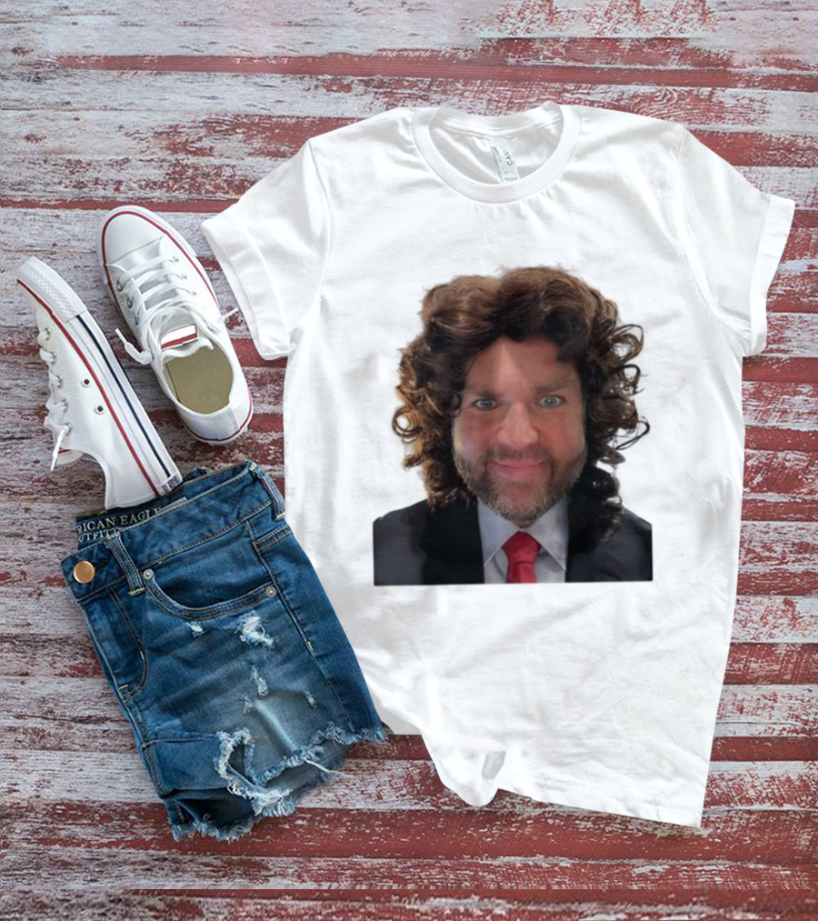 JD Vance Wavy Hair Humor Halloween T-Shirt