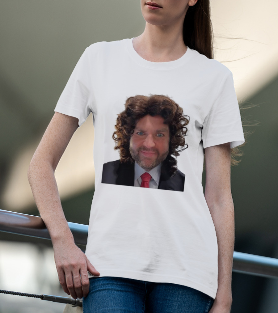 JD Vance Wavy Hair Humor Halloween T-Shirt