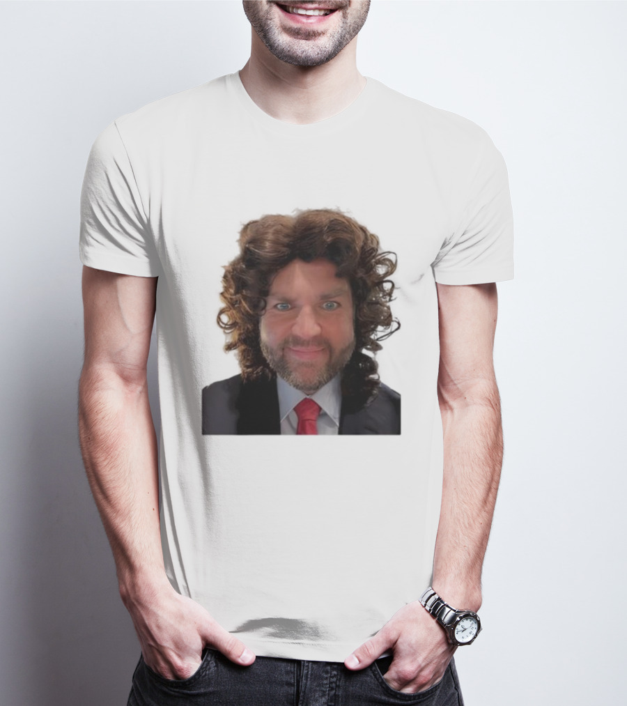 JD Vance Wavy Hair Humor Halloween T-Shirt