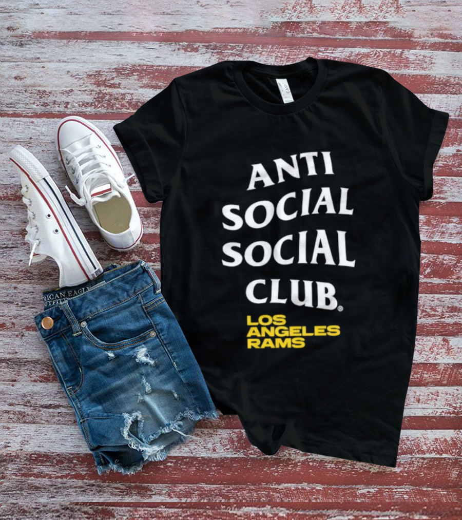 Anti Social Social Club Los Angeles Rams T-Shirt