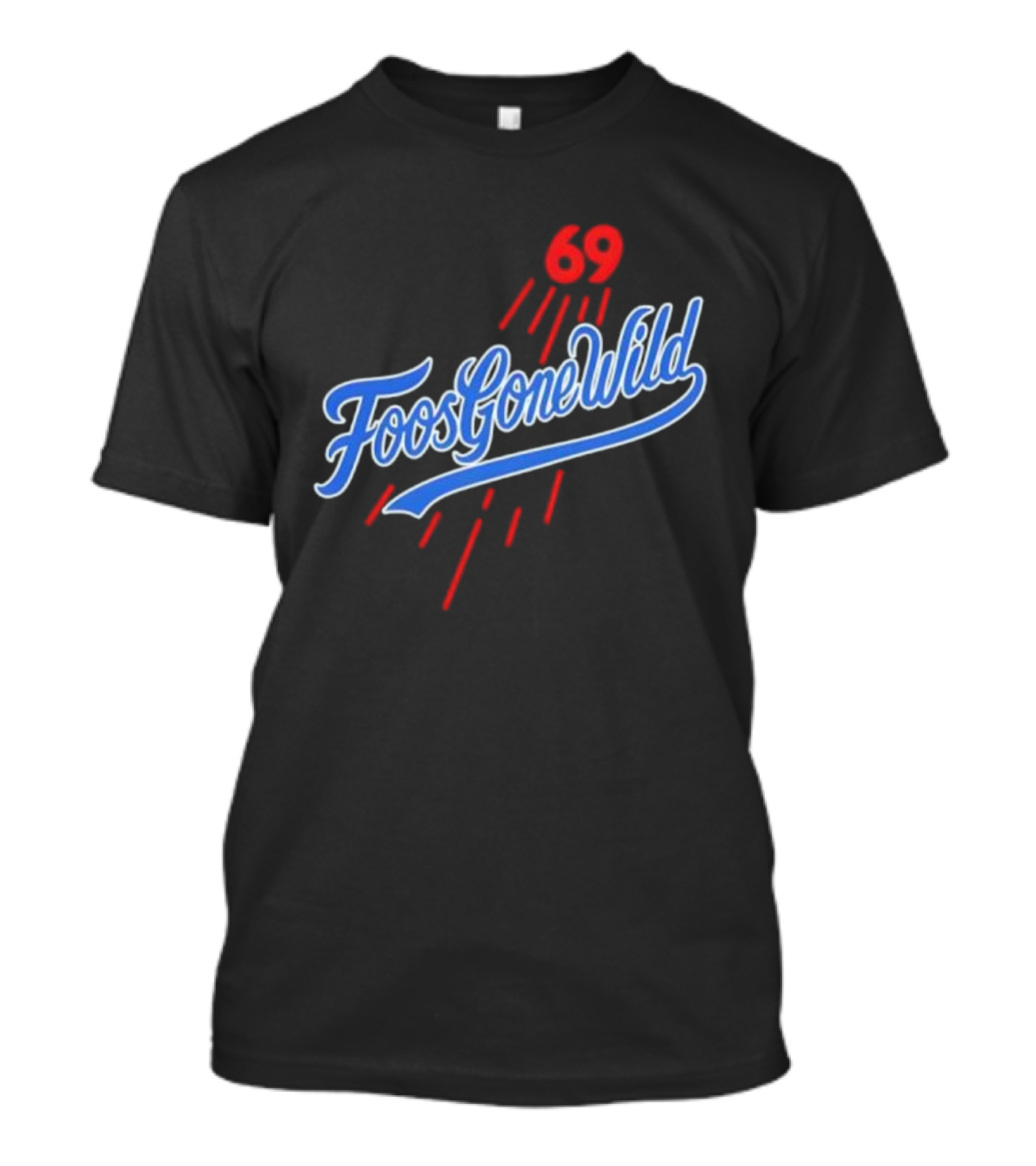 Foos Gone Wild 69 Los Angeles Dodgers Saca LA Bolsita T-Shirt
