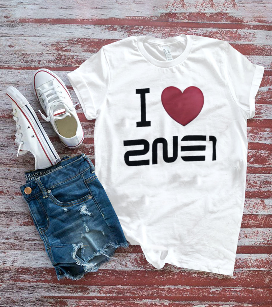 I Love 2NE1 K-pop Legend Iconic South Korean Girl Group T-Shirt