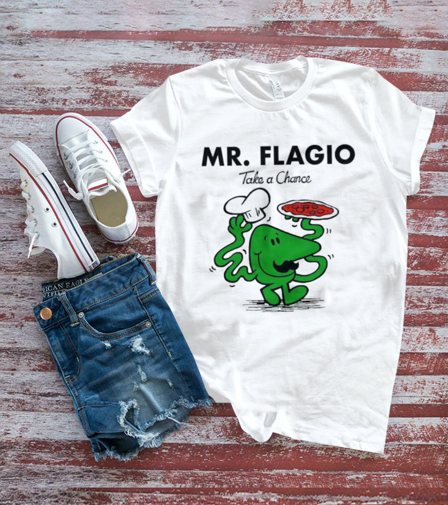 Mr. Flagio Take A Chance Chef Pizza T-Shirt