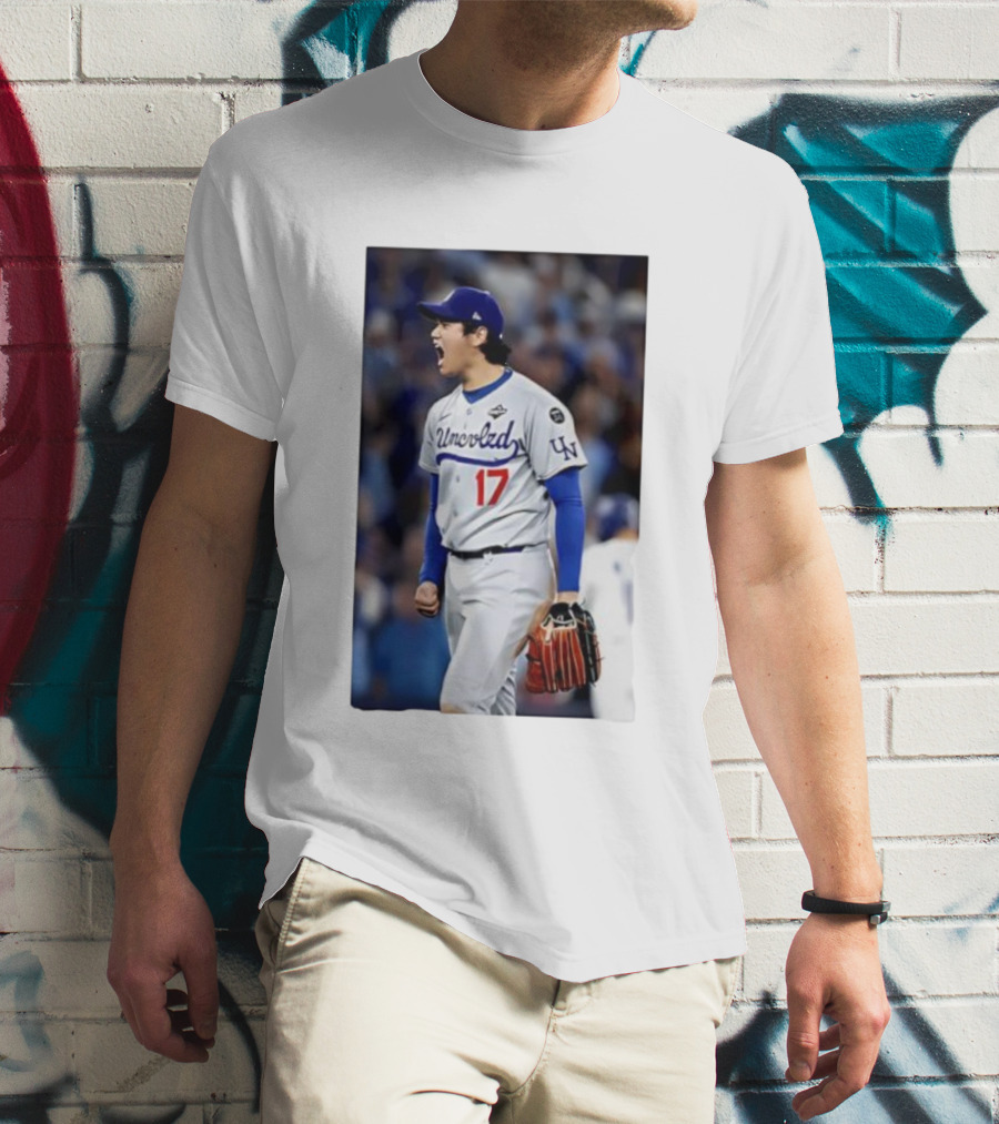 Shohei Ohtani Uncoded LA Player Number 17 T-Shirt